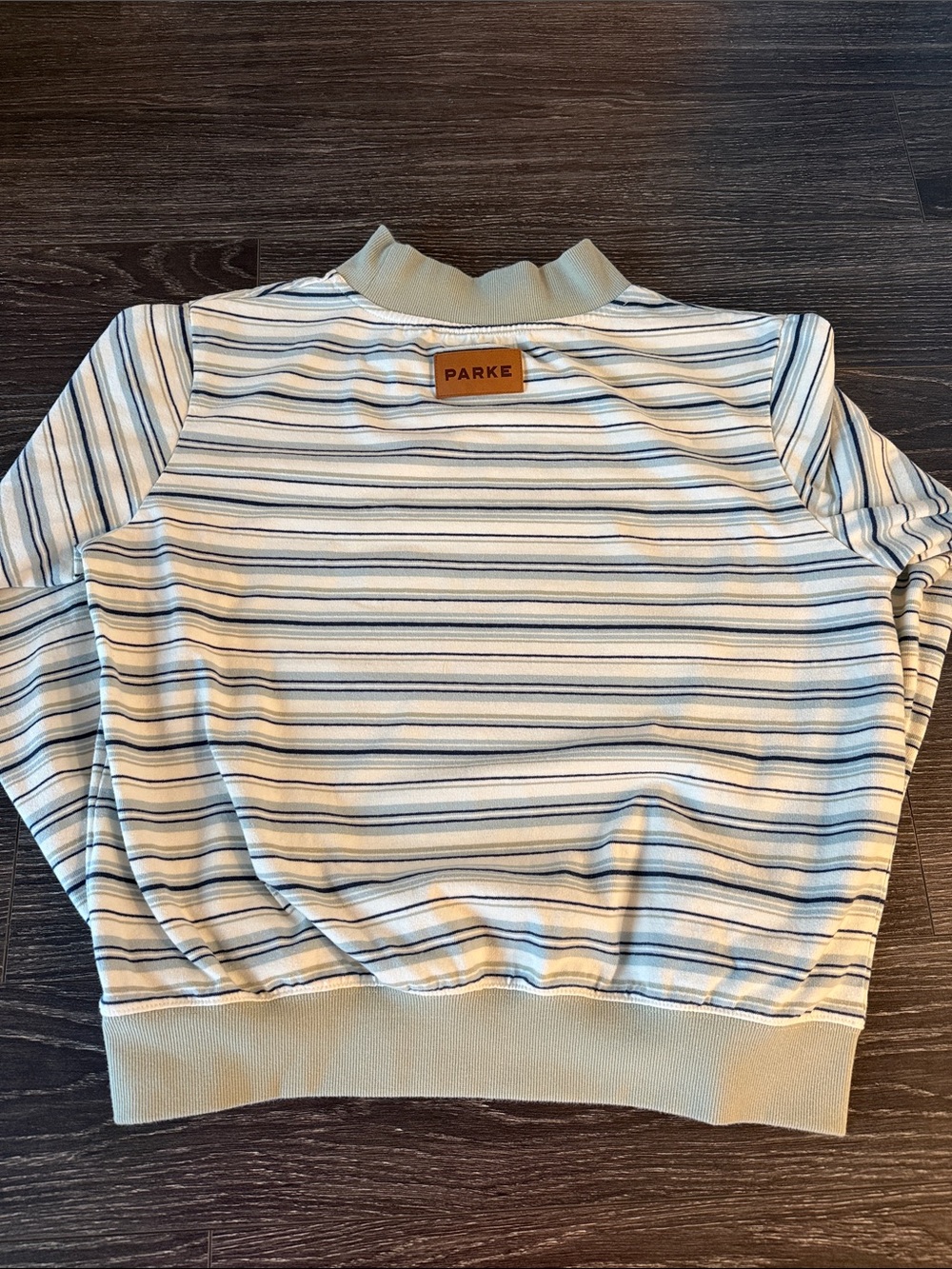 Parke Summerland Stripe Mockneck - Picture 3 of 3